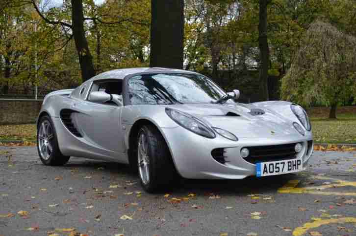 LOTUS ELISE SC (SUPERCHARGED) Very Rare Moonstone Silver+Factory Hardtop! (2007)