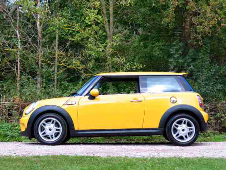 LOVELY 2009 09 MINI COOPER S 175 BHP YELLOW, FULL HISTORY, NEW MOT, ONE OWNER