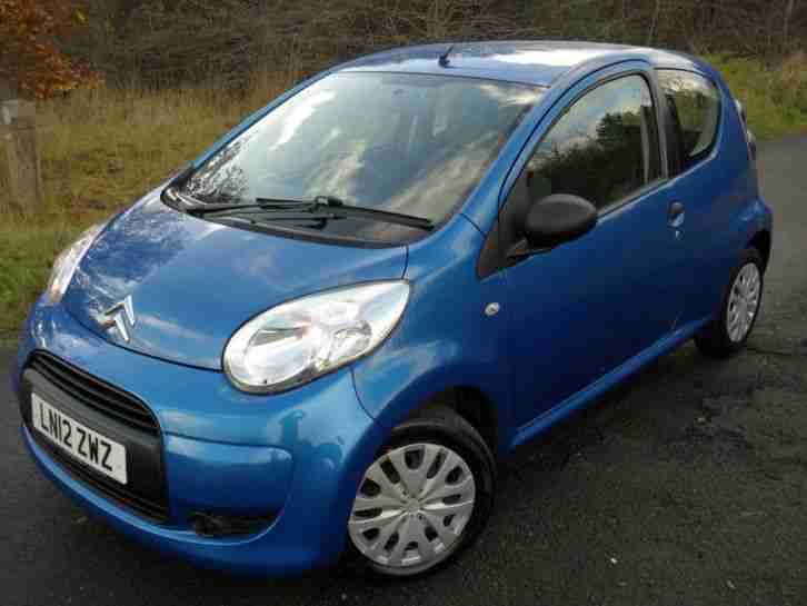 LOVELY EXAMPLE LOW MILEAGE 2012 12 CITROEN C1 VTR+ BLUE METALLIC, AIR CON,