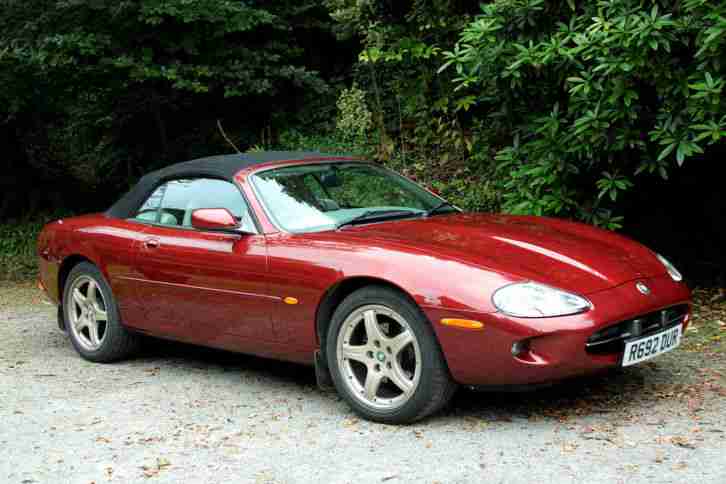 LOW MILEAGE JAGUAR XK8 CONVERTIBLE 1998 ONLY 60,600 MILES Carnival Red Mica