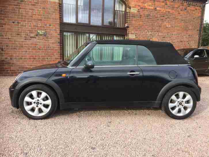 LOW MILES 2007 MINI COOPER 1.6 CONVERTIBLE 4 SEATER HALF LEATHER ELECTRIC ROOF