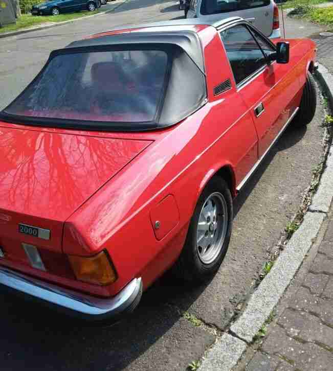 Lancia beta spider (Cabrio) Zagato 2000 Oldtimer H Kennzeichen