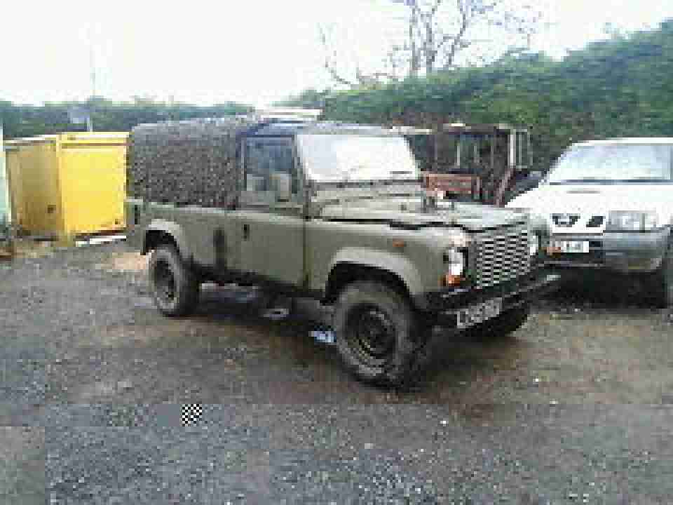 Land Rover Defender 110 Ex MOD army 1994 tested new exhaust wolf wheels