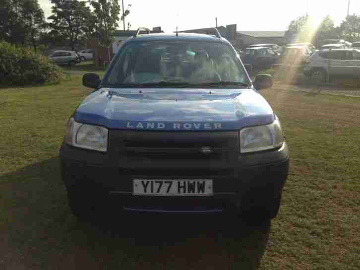 Land Rover Freelander 1.8 2001MY S 4x4 Jeep February 2015 Tax & Test