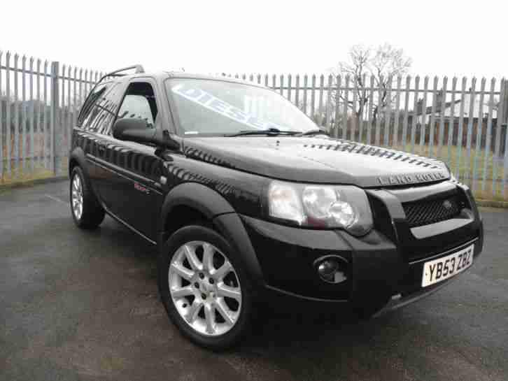 Land Rover Freelander 2.0Td4 2004 Sport IN BLACK 4X4 FSH! www.wykemotors.co.uk