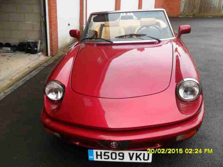 Left hand drive Alfa Romeo Spider