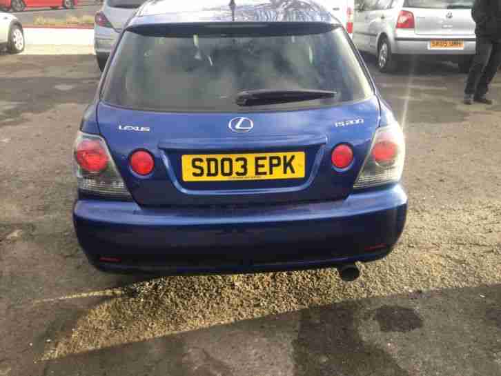 Lexus IS 200 2003 2.0 SportCross Manual Petrol Estate in Blue