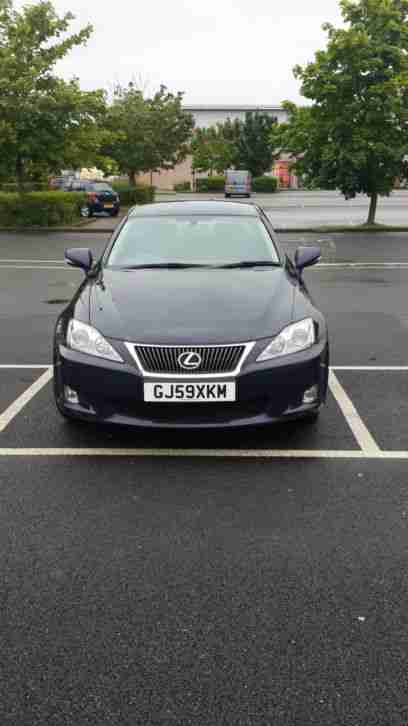 Lexus IS 220D Black 59 Plate FSH New Tyres Sept 2015 MOT Sept 2016 Excellent