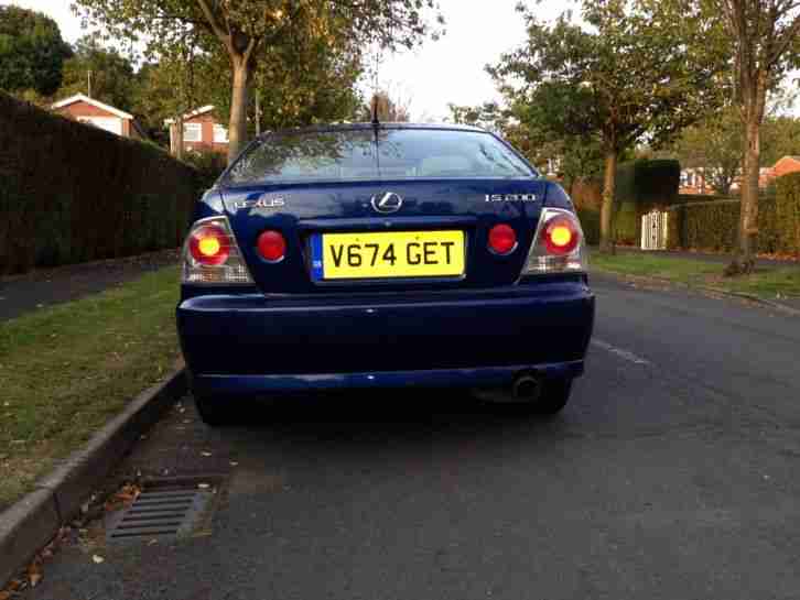 Lexus IS200, 1 previous owner, low miles, full Lexus service history. No reserve