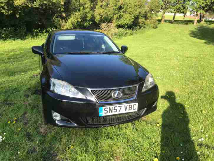 Lexus IS220D IS 220D Diesel Black 2007. Leather MOT