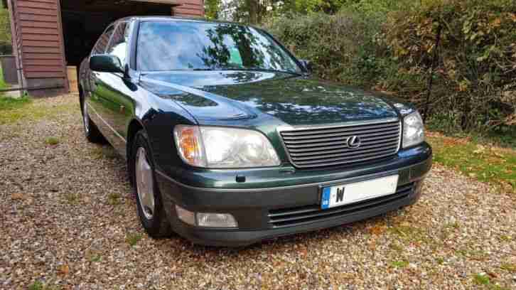 Lexus LS400 dark green with black leather. 12 months MOT and service history