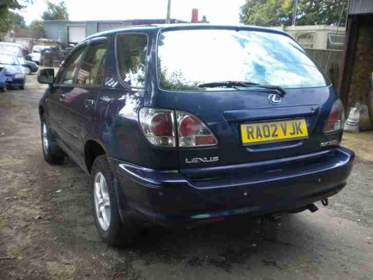Lexus RX 300 3.0 Auto SE Met Blue Aircon Climate Towbar Leather 127k, 02 Reg