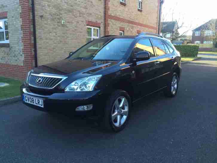 Lexus RX350 2008 3.5 Petrol Auto Black - Sat Nav - Reverse Camera