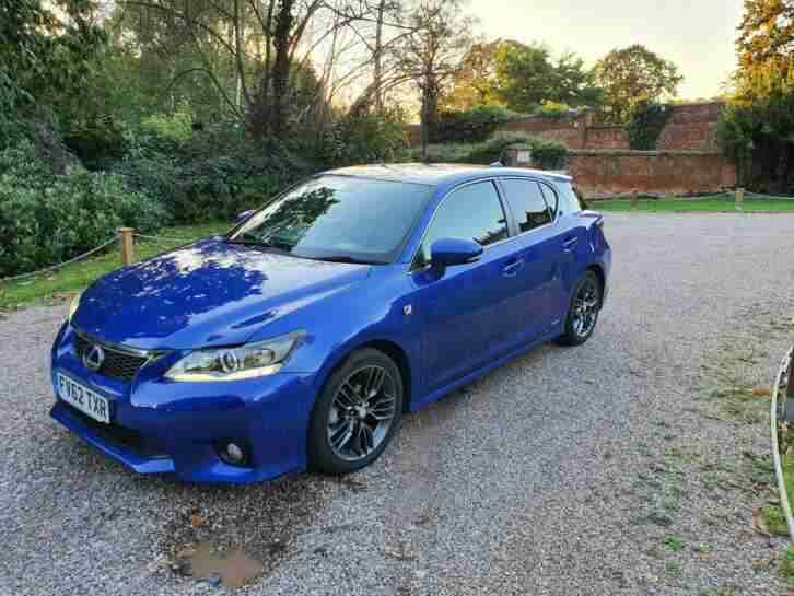 Lexus ct200 hybrid f sport excellent condition