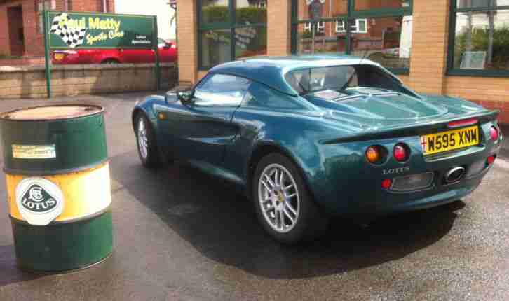 Lotus ELISE S1 2000 in metallic green, excellent reliable car