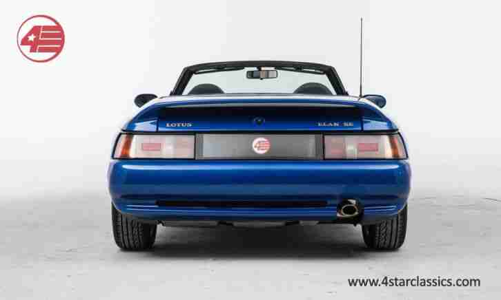 Lotus Elan 1.6 SE Turbo, just 34k miles and 2 previous owners.