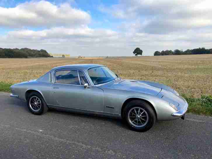 Lotus Elan+2S130 4, 1973. Silver frost metallic with original black interior.