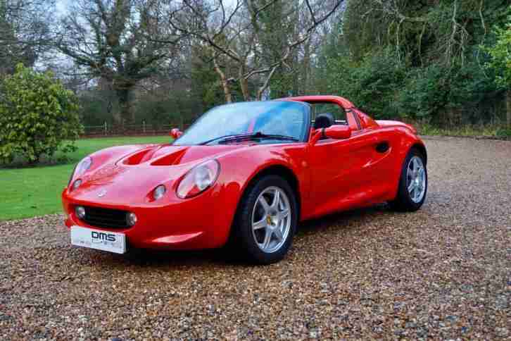 Lotus Elise 111S 1.8 VVC S1 (143bhp) Red with Black Leather and only 50k Miles