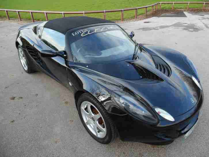Lotus Elise S2, 2005 (05) Metallic Black, FSH.
