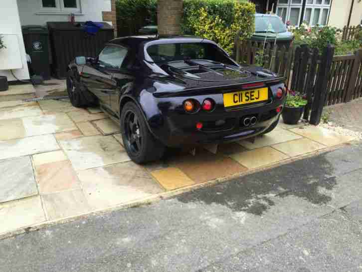 Lotus Elise Series 1 1998 in Aubergine, with factory hard top