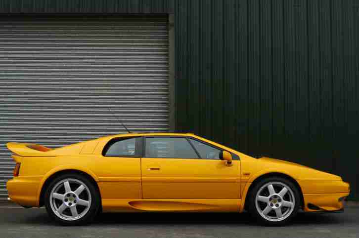 Lotus Esprit 3.5 V8, 1996, 22,000 miles, Mustard Yellow, Grey Leather, FSH.