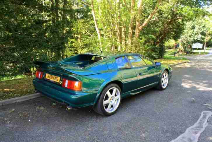 Lotus Esprit Turbo V8, 1996.  42,000 miles. Stunning Lotus Racing Green Metallic