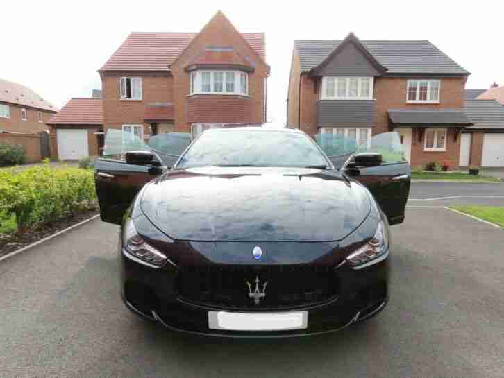 MASERATI GHIBLI 2015 DIESEL BLACK (NOT PETROL) – RARE HIGH SPEC