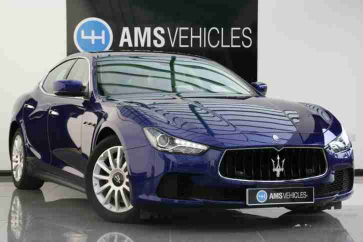 MASERATI GHIBLI 3.0 D V6 4DR 19" ALLOYS SAT NAV ACTIVE CRUISE DAB BLUETOOTH ++