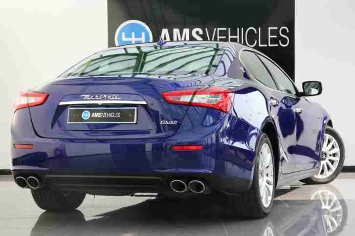 MASERATI GHIBLI 3.0 D V6 4DR 19" ALLOYS SAT NAV ACTIVE CRUISE DAB BLUETOOTH ++