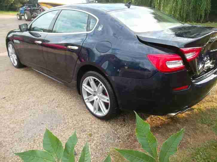 MASERATI QUATTROPORTE 3.0 TDS V6 D DIESEL 2016 REG DAMAGED REPAIRABLE SALVAGE