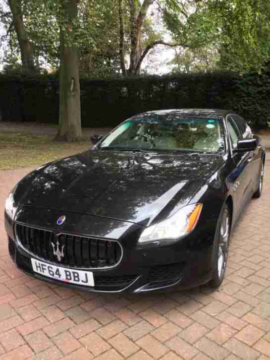 MASERATI QUATTROPORTE GTS Nero black 2014. Rear seat DVD. 21"Titanium alloys.