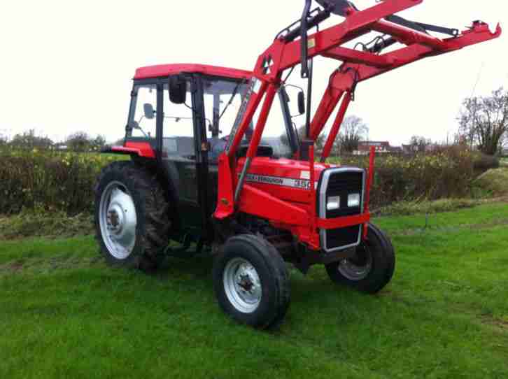 MASSEY FERGUSON 350 TRACTOR C W MF 875 LOADER