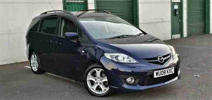 MAZDA 5 SPORT 2.0 PETROL 128k FSH 2008 LEATHER! ELECTRIC DOORS! XENONS! 1 OWNER!