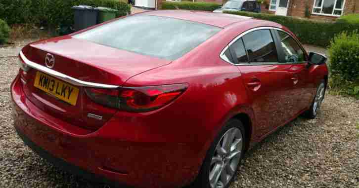 MAZDA 6 2.2 D SKYACTIV-D Sport 4dr FDSH+SAT NAV+LEATHE+£20 TAX