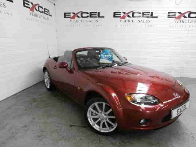 MAZDA MX-5 2.0 SPORT CONVERTIBLE RED METALLIC VERY LOW MILES 2008 58-REG