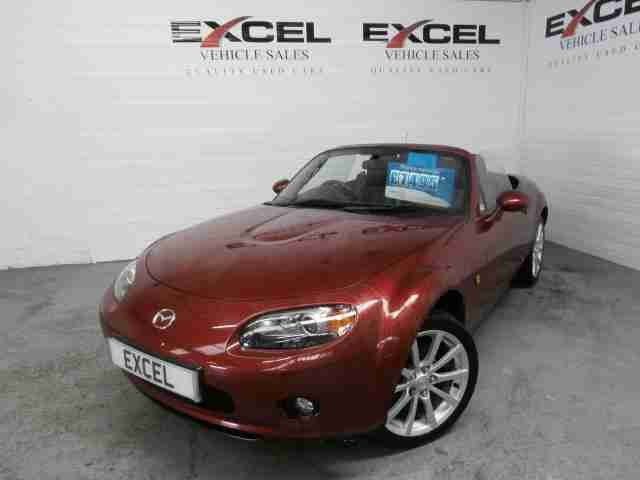 MAZDA MX-5 2.0 SPORT CONVERTIBLE RED METALLIC VERY LOW MILES 2008 58-REG