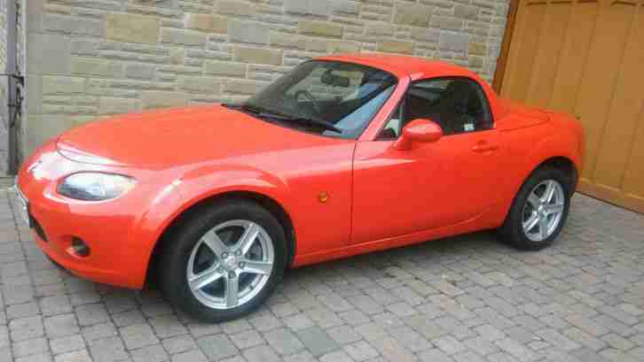 MAZDA MX 5 Roadster Power Hard Top Low Mileage Only 22k Red MX5 57 Reg
