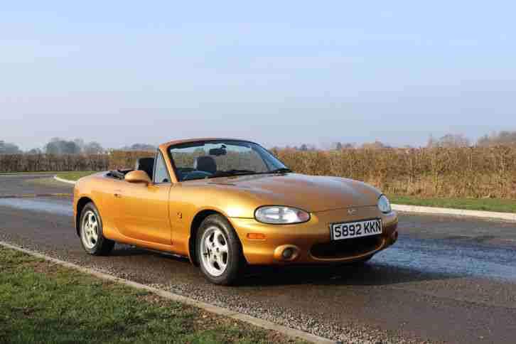 MAZDA MX-5 S CONVERTIBLE 79K MILES! NEW ALTERNATOR! MOT NO ADVISORY! 2 KEYS!
