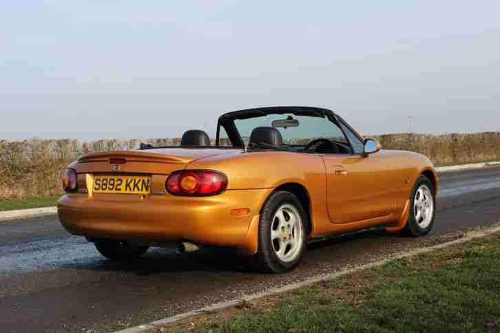 MAZDA MX-5 S CONVERTIBLE 79K MILES! NEW ALTERNATOR! MOT NO ADVISORY! 2 KEYS!