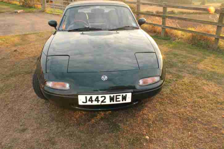 MAZDA MX5 V SPECIAL CAR RACING GREEN 6 MONTHS TAX 11 MONTHS MOT 1991