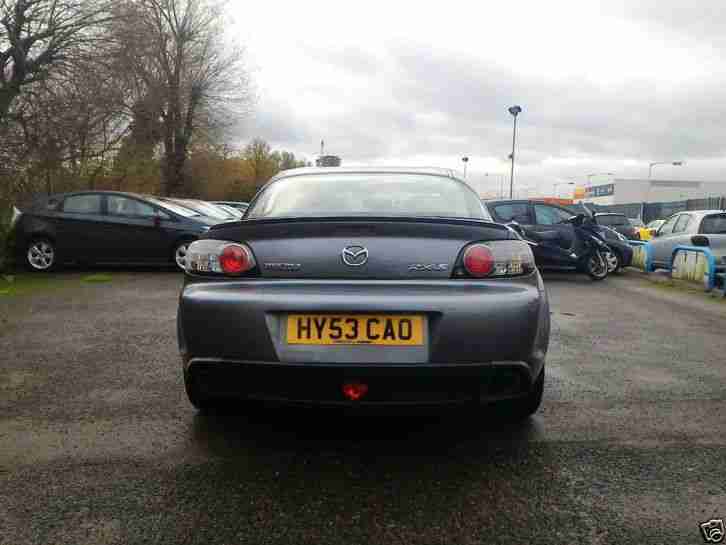 MAZDA RX-8 231 2.6 PS COUPE 6 SPEED MANUAL(RARE) SPARES OR REPAIR NO RESERVE!!