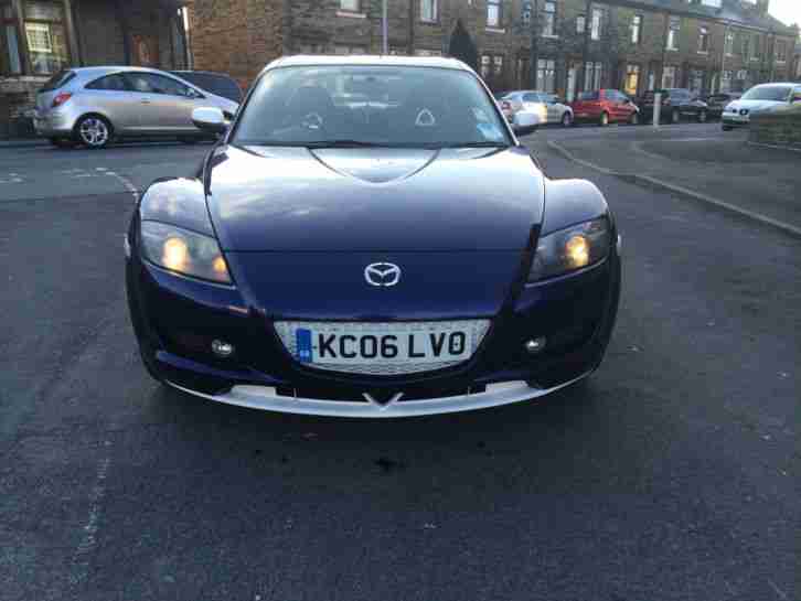 MAZDA RX8 192PS BLUE COLOR 5 SPEED STARTS AND DRIVE HOT OR COLD NO RESERVE