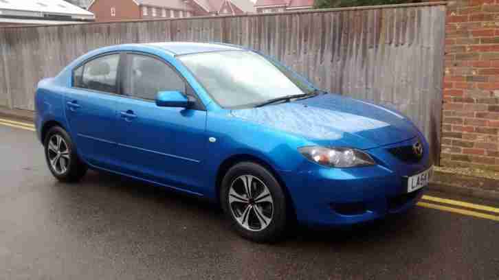 MAZDA3 1.6 TS 4dr AUTOMATIC LOW MILES 2005 78K BLUE 5 DOOR