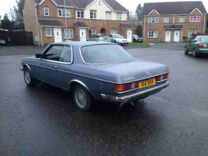 MERCEDES BENZ 230 CE COUPE W123 AUTO 1981 CLASSIC EXPORT BARN FIND