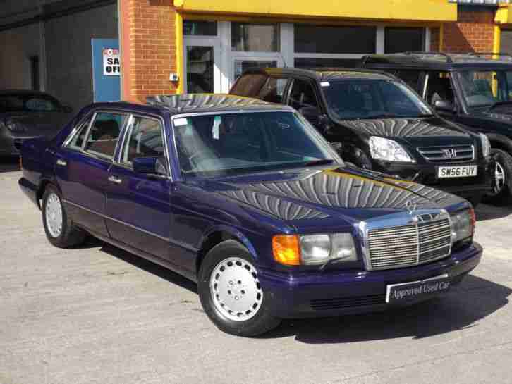 MERCEDES BENZ 420 SEL SALOON AUTO RARE CLASSIC STUNNING COLOUR MUST SEE