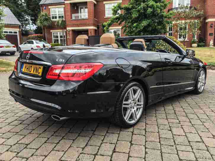 MERCEDES-BENZ E350 - 3.0 CDI AMG SPORT - CONVERTIBLE - 7G-TRONIC - 2010/10