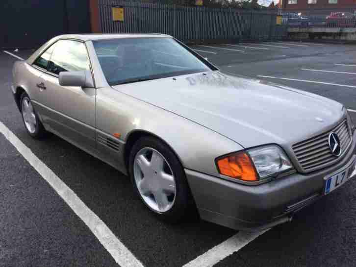 MERCEDES BENZ SL320 CONVERTIBLE AUTOMATIC..MOT..LEATHER..HISTORY..DRIVES GOOD