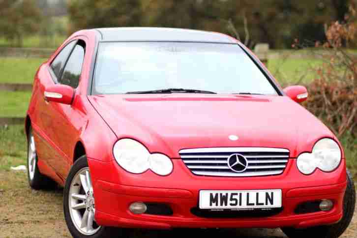 MERCEDES C180 COUPE C CLASS "PANORAMIC ROOF"