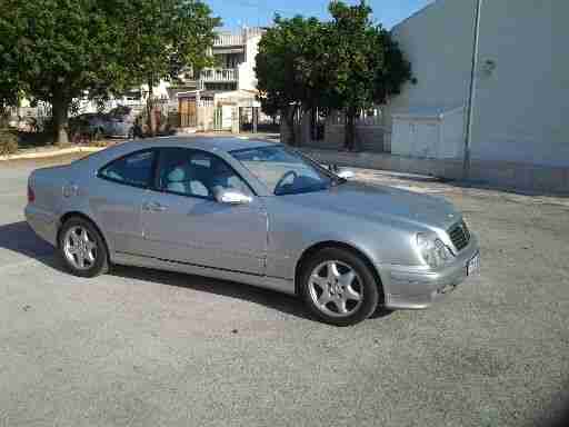 MERCEDES CLK 2003 MANUAL 2ltr LEFT HAND DRIVE IN SPAIN SPANISH REGISTERED