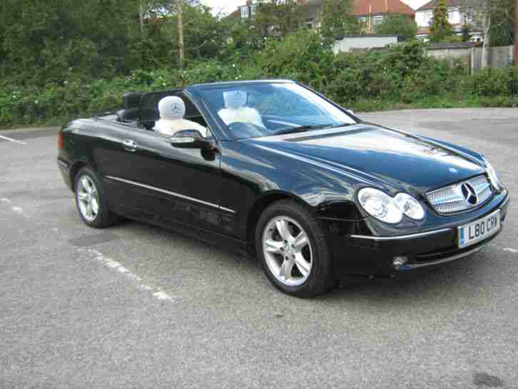 MERCEDES CLK 320 AVANTGARDE CONVERTIBLE AUTO BLACK
